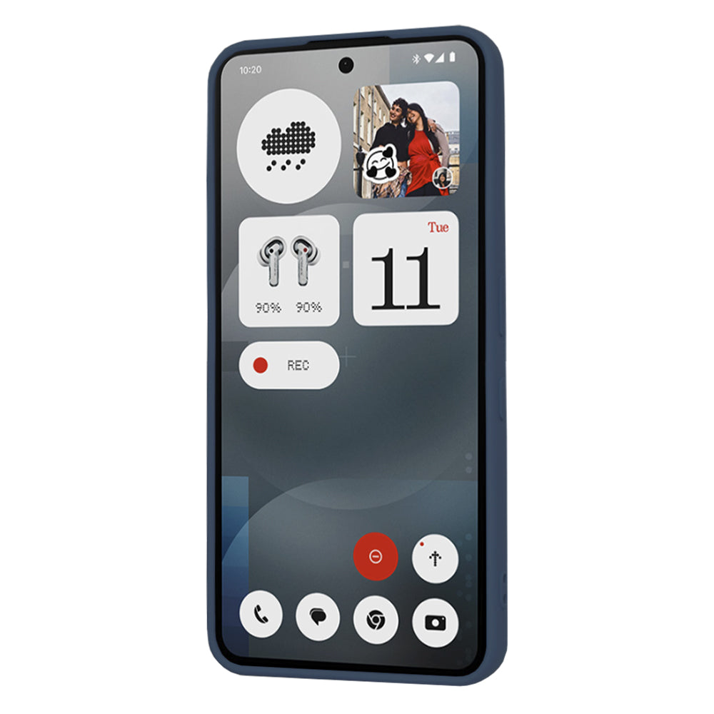 Etui na Nothing Phone (3a), Techsuit, SoftFlex, Granatowy
