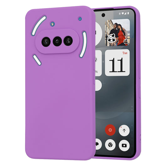 Etui na Nothing Phone (3a), Techsuit, SoftFlex, Fioletowy