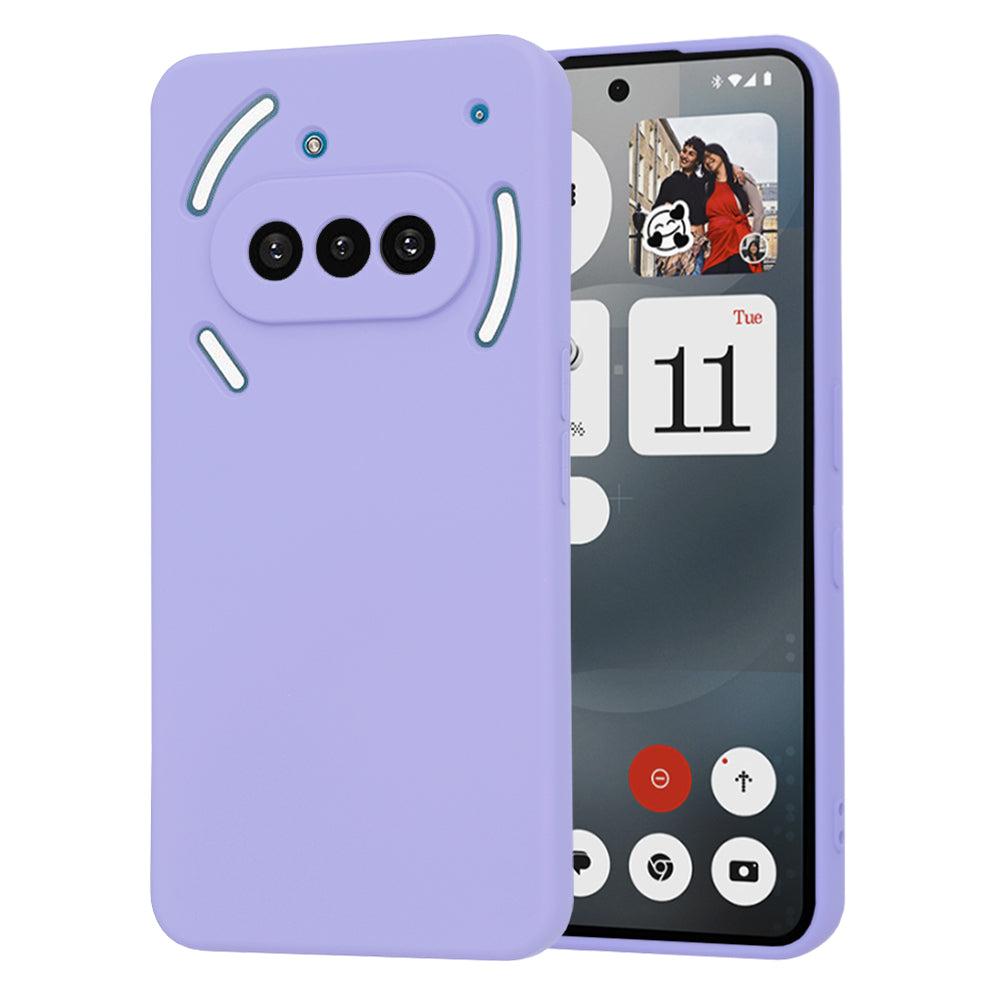 Etui na Nothing Phone (3a), Techsuit, SoftFlex, Jasnofioletowy