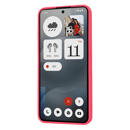 Etui na Nothing Phone (3a), Techsuit, SoftFlex, Ciemnoróżowy