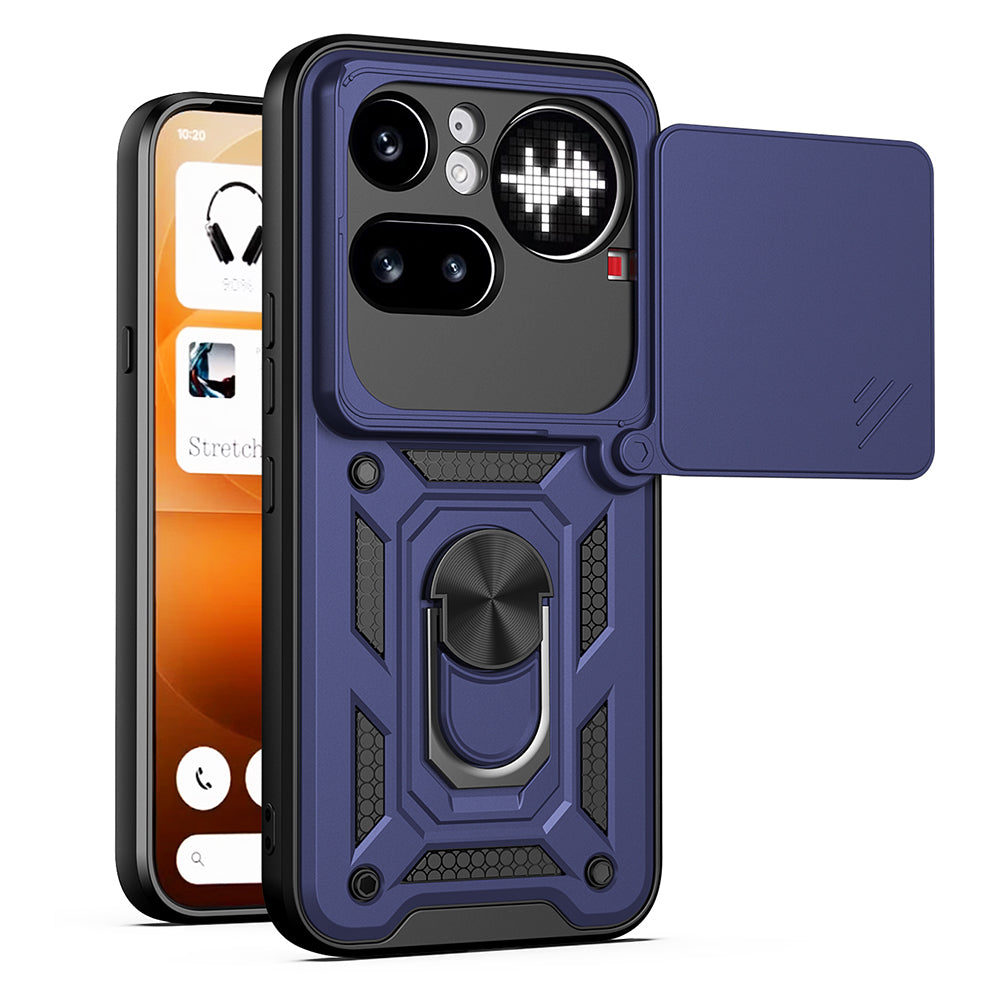 Etui na Nothing Phone (4a) Pro, Techsuit, CamShield, Niebieskie