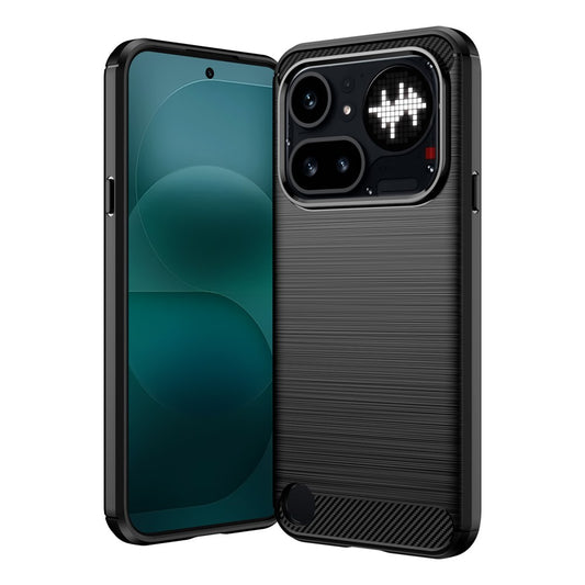Etui na Nothing Phone (4a) Pro, Techsuit, Carbon, Czarne