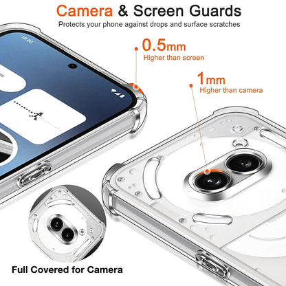 Etui na Nothing Phone (4a) Pro, Techsuit, Shockproof Clear, Przezroczyste