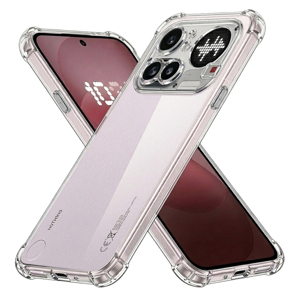 Etui na Nothing Phone (4a) Pro, Techsuit, Shockproof Clear, Przezroczyste