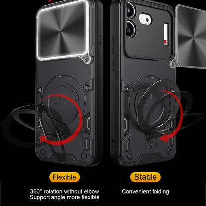Etui na Nothing Phone (4b), Techsuit, CamGuard Pro, Niebieskie