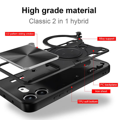 Etui na Nothing Phone (4b), Techsuit, CamGuard Pro, Niebieskie
