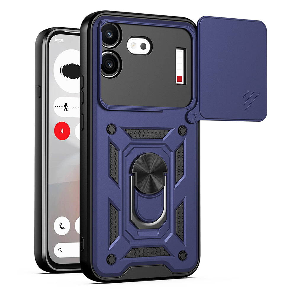 Etui na Nothing Phone (4b), Techsuit, CamShield, Niebieskie