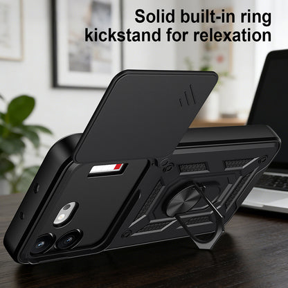 Etui na Nothing Phone (4b), Techsuit, CamShield, Niebieskie