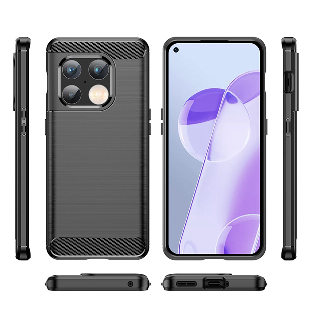 Etui na OnePlus 10 Pro, Techsuit, Carbon, Czarny