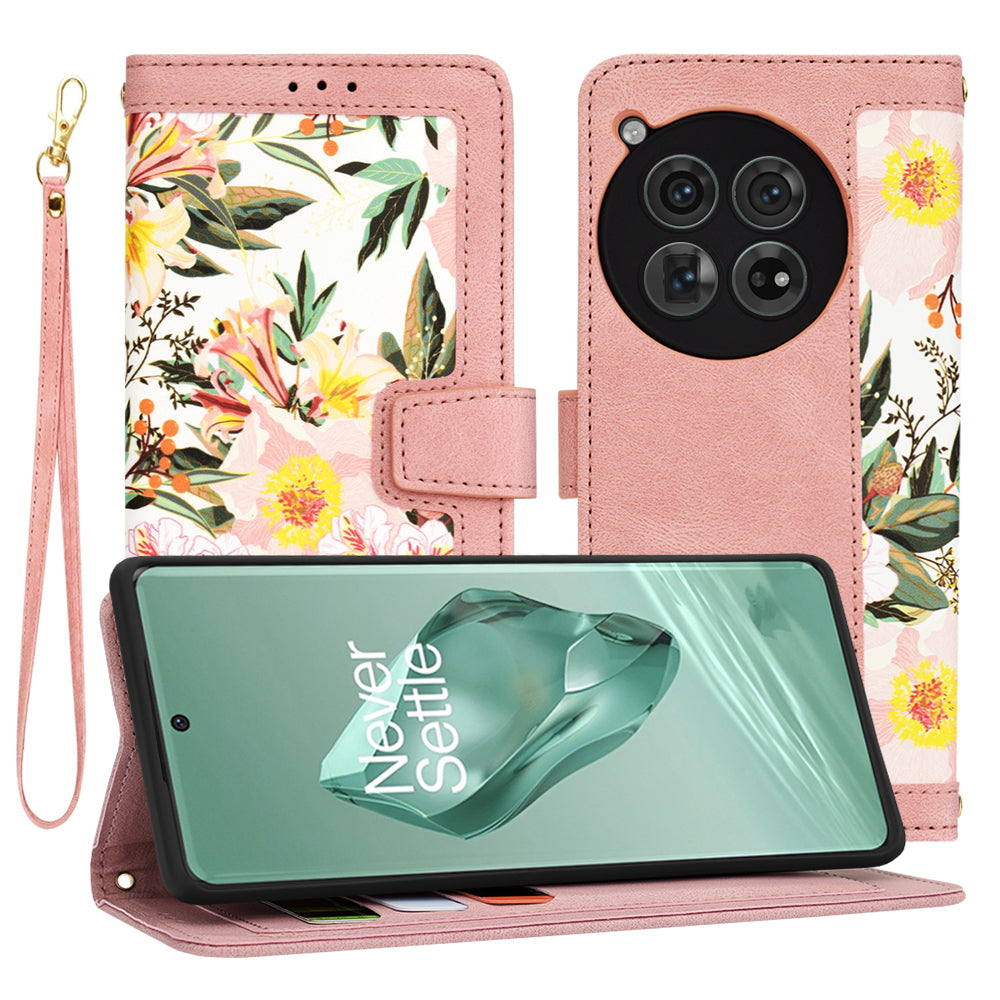 Etui na OnePlus 12, Techsuit, FlipCraft, różowe
