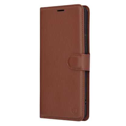 Etui na OnePlus 12, Techsuit, Leather Folio, Brązowe