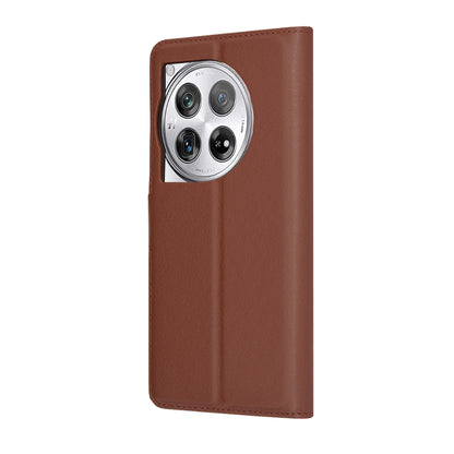 Etui na OnePlus 12, Techsuit, Leather Folio, Brązowe