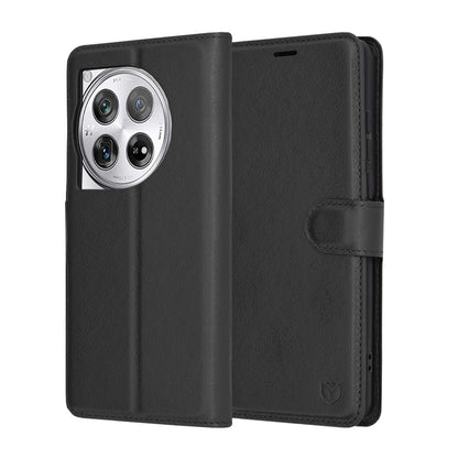 Etui na OnePlus 12, Techsuit, Leather Folio, czarne
