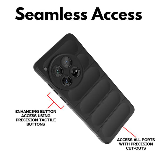 Etui na OnePlus 12, Techsuit, Magic Shield, czarne