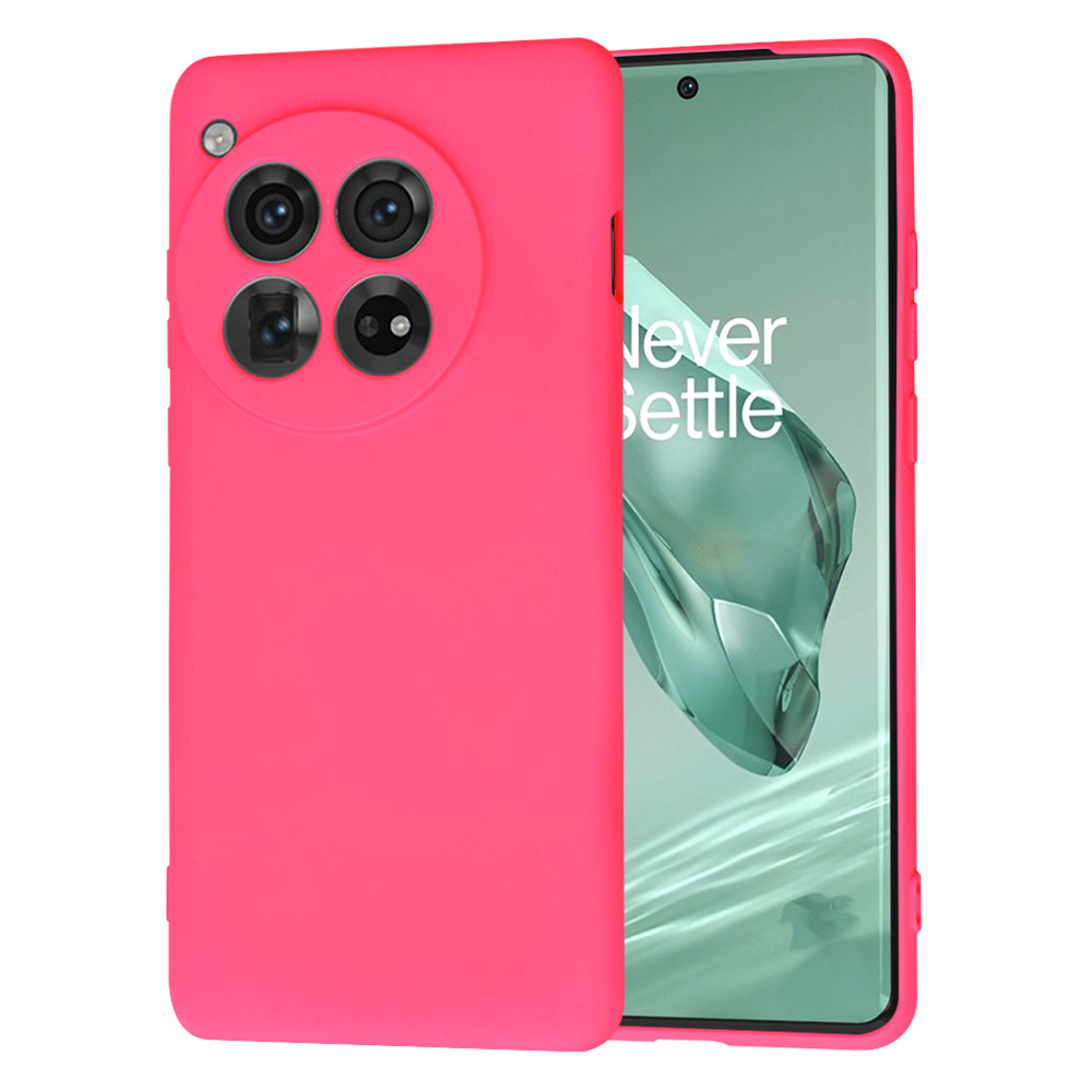 Etui na OnePlus 12, Techsuit, SoftFlex, Ciemnoróżowy