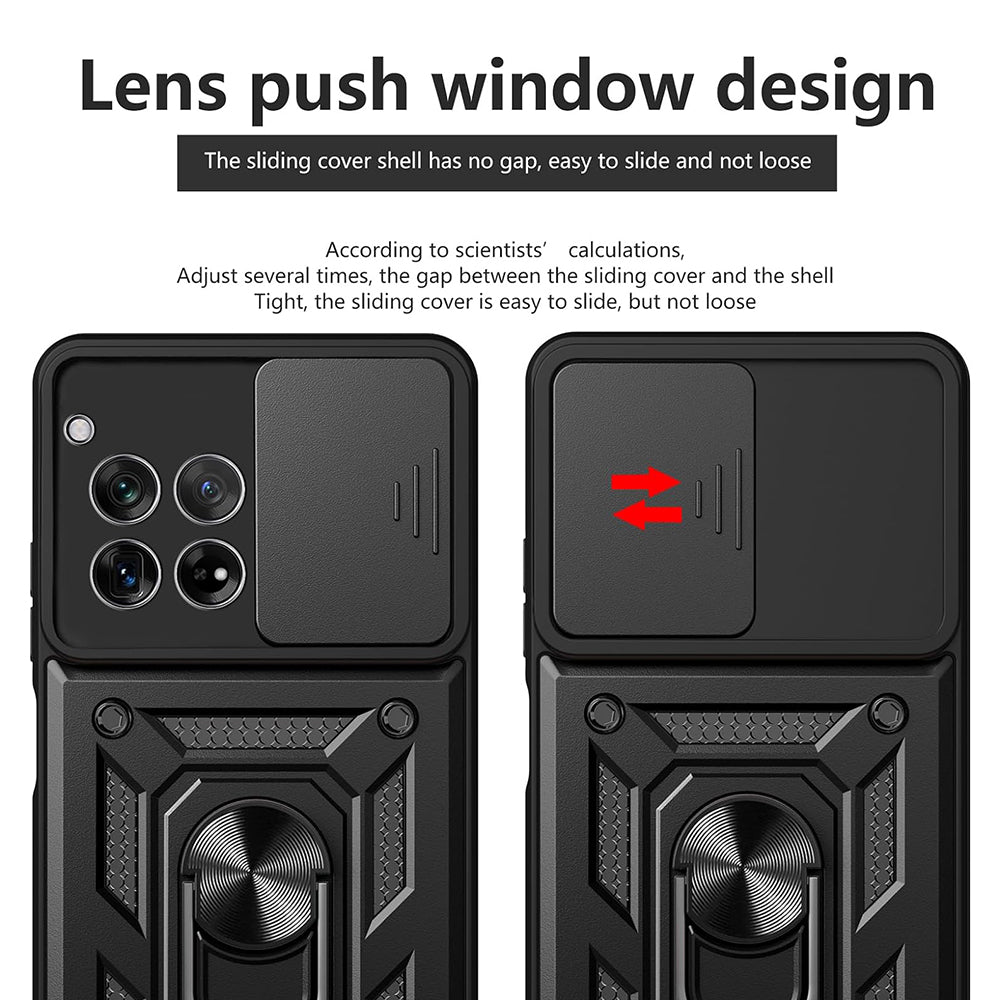 Etui na OnePlus 12R, Techsuit, CamShield, czarne