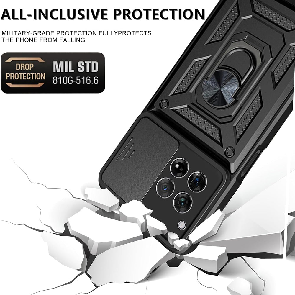 Etui na OnePlus 12R, Techsuit, CamShield, czarne