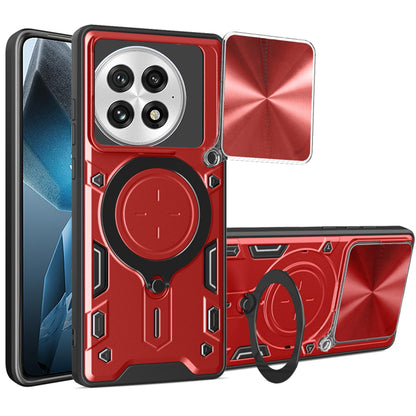 Etui na OnePlus 13, Techsuit, CamGuard Pro, Czerwony