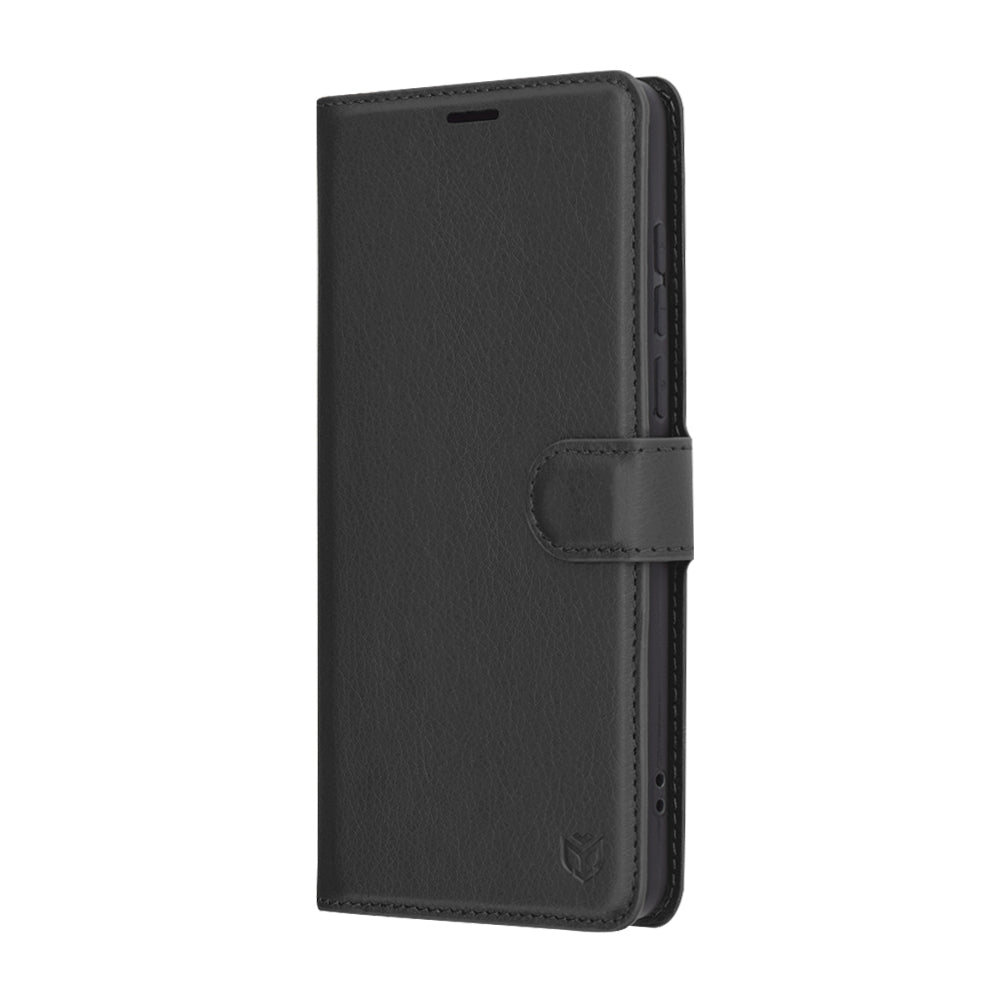 Case for OnePlus 13, Techsuit, Leather Folio, Black