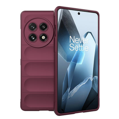 Etui na OnePlus 13, Techsuit, Magic Shield, Wiśniowy