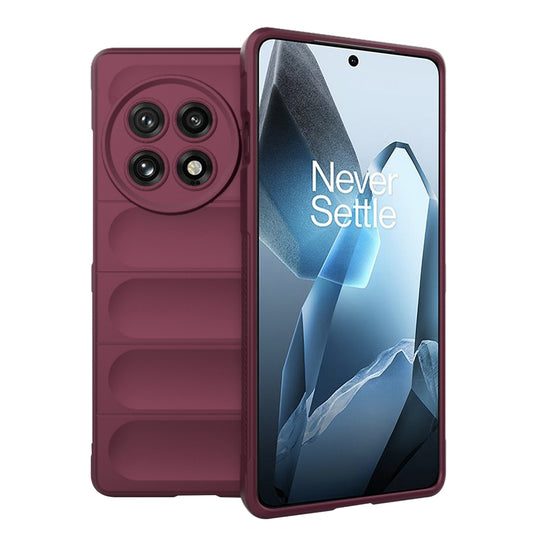 Etui na OnePlus 13, Techsuit, Magic Shield, Wiśniowy
