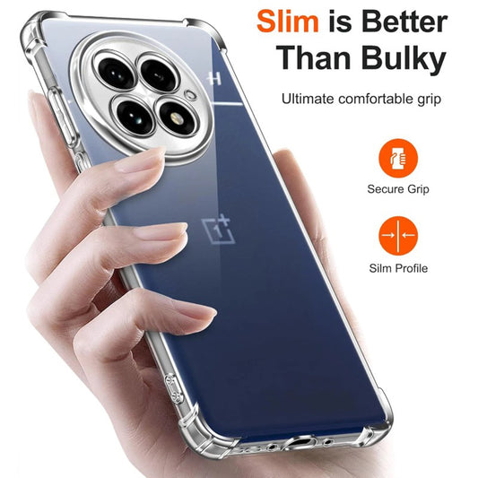 Etui na OnePlus 13, Techsuit, Shockproof Clear, Przezroczyste