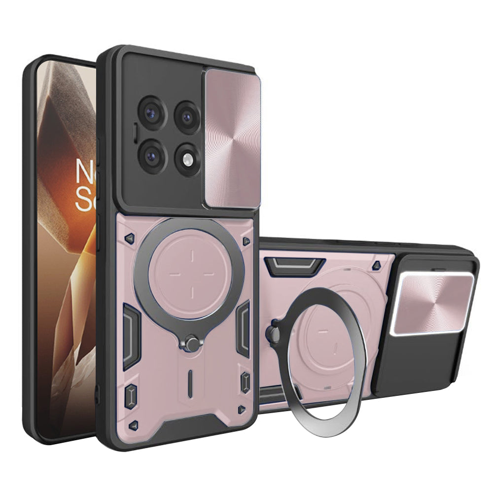 Etui na OnePlus 13R, Techsuit, CamGuard Pro, Różowo-Złoty