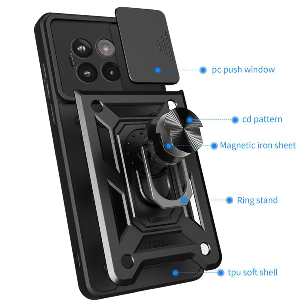 Etui na OnePlus 13R, Techsuit, CamShield, Różowe