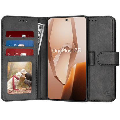 Etui na OnePlus 13R, Techsuit, Diary Book, czarne