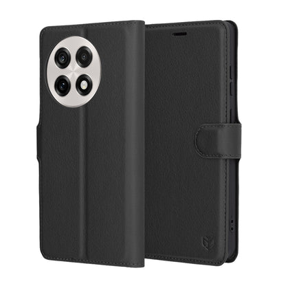 Etui na OnePlus 13R, Techsuit, Leather Folio, czarne