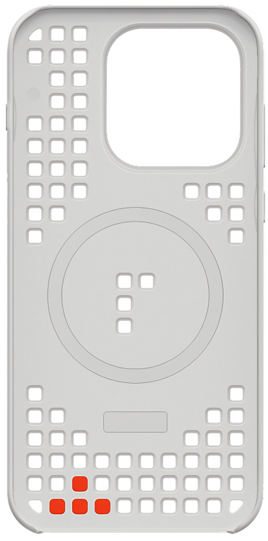 Etui na OnePlus 15, Hole Pattern Magnetic, Szary, Ponownie zapakowany 5431102022