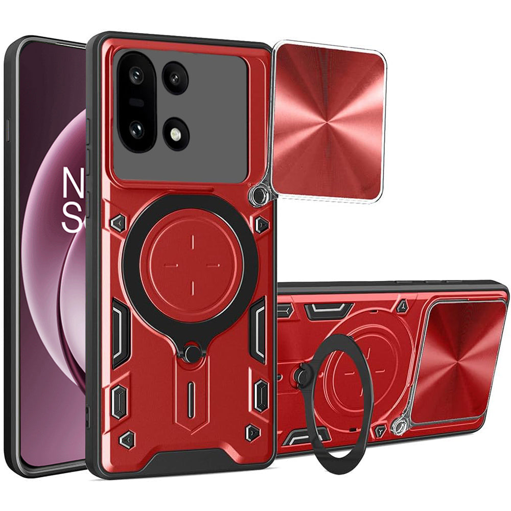 Etui na OnePlus 15, Techsuit, CamGuard Pro, Czerwony