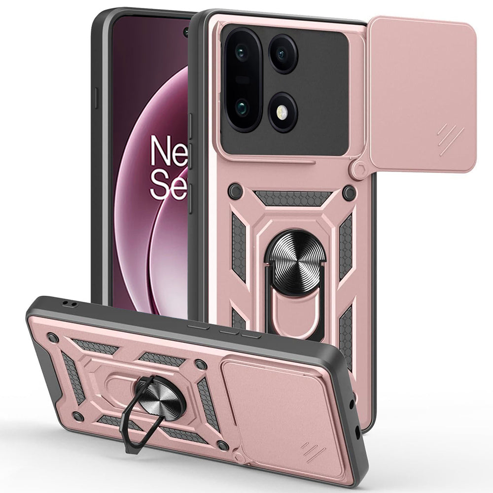 Etui na OnePlus 15, Techsuit, CamShield, Różowe Złoto
