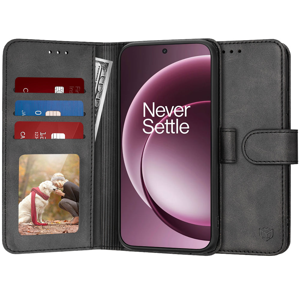 Etui na OnePlus 15, Techsuit, Diary Book, Czarne