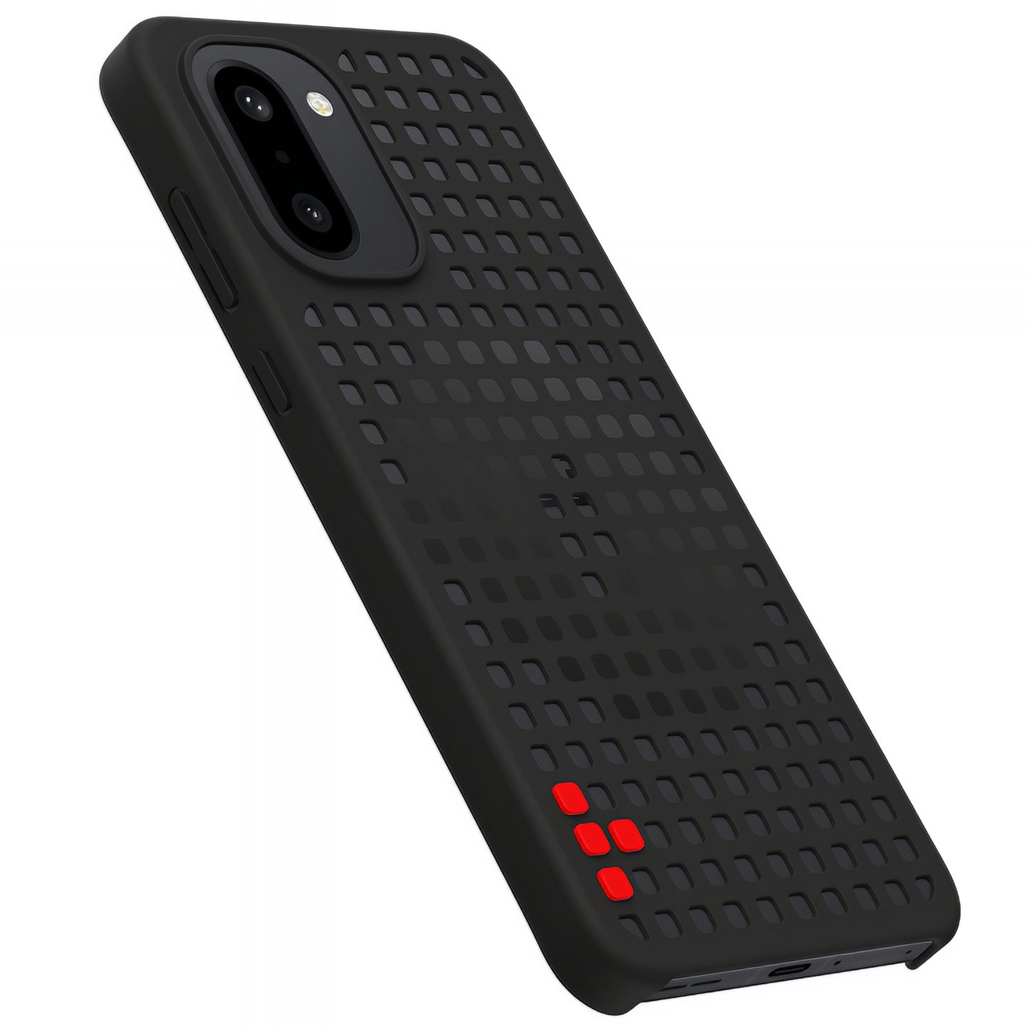 Etui na OnePlus 15R, Hole Pattern Magnetic, czarne 5431102123