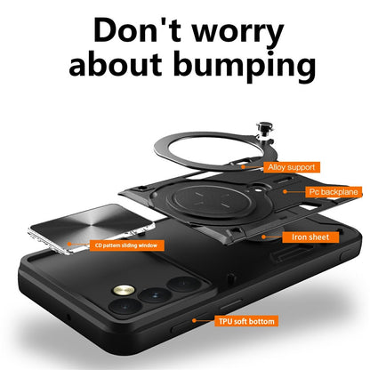 Etui na OnePlus 15R, Techsuit, CamGuard Pro, Niebieskie