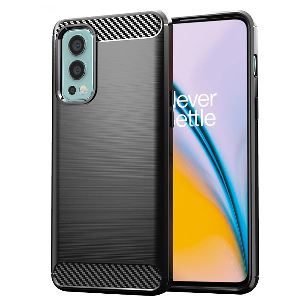 Etui na OnePlus Nord 2 5G, Techsuit, Carbon, Czarny