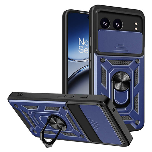 Etui na OnePlus Nord 4, Techsuit, CamShield, Niebieskie