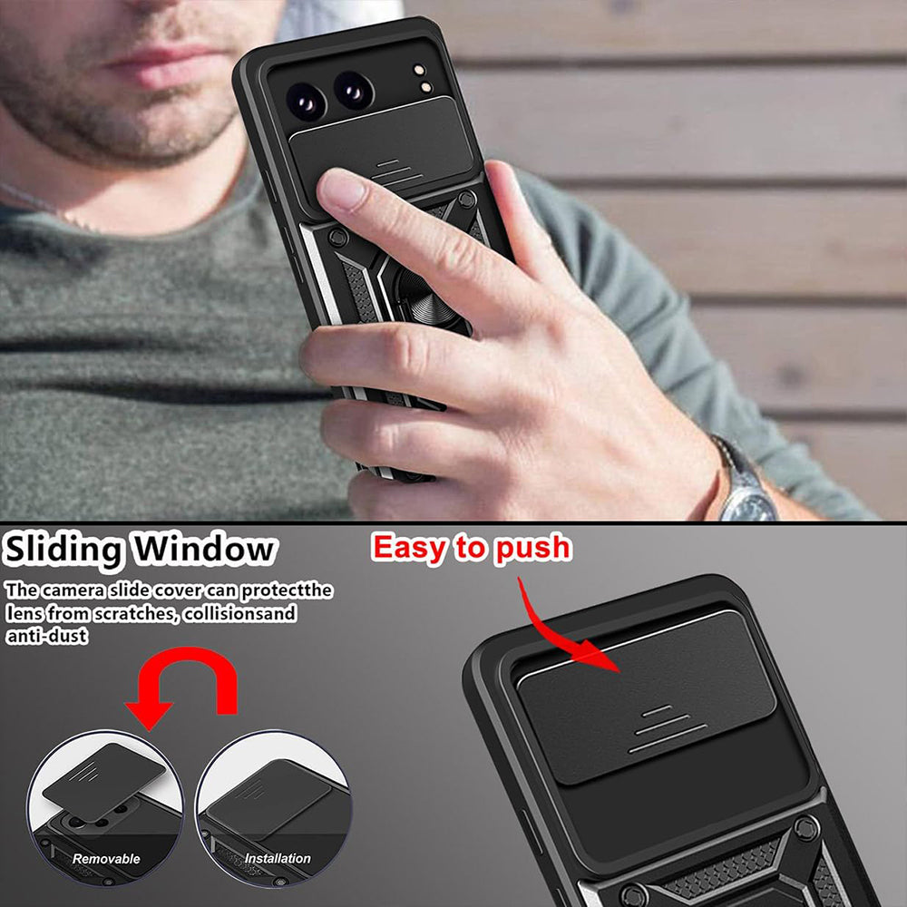Case for OnePlus Nord 4, Techsuit, CamShield, Black