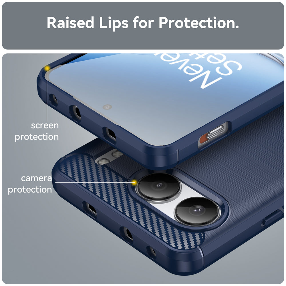 Etui na OnePlus Nord 4, Techsuit, Carbon, Niebieskie