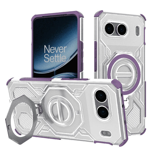 Etui na OnePlus Nord 4, Techsuit, Carbon Shield Pro, Fioletowy