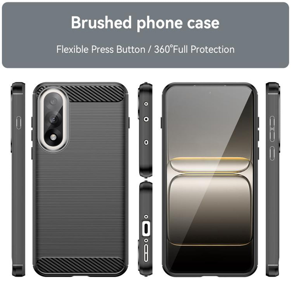 Case for OnePlus Nord 5, Techsuit, Carbon, Black