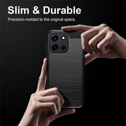 Etui na OnePlus Nord 6, Techsuit, Carbon, Czarny