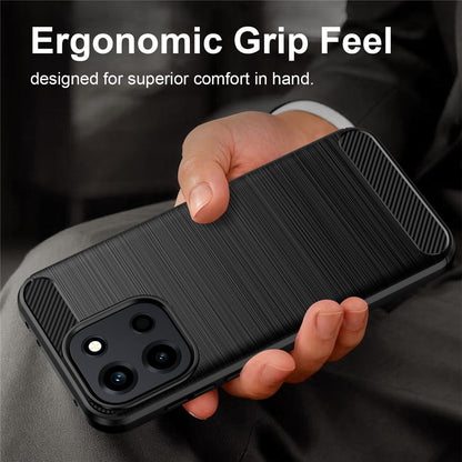 Etui na OnePlus Nord 6, Techsuit, Carbon, Czarny