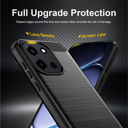 Etui na OnePlus Nord 6, Techsuit, Carbon, Czarny