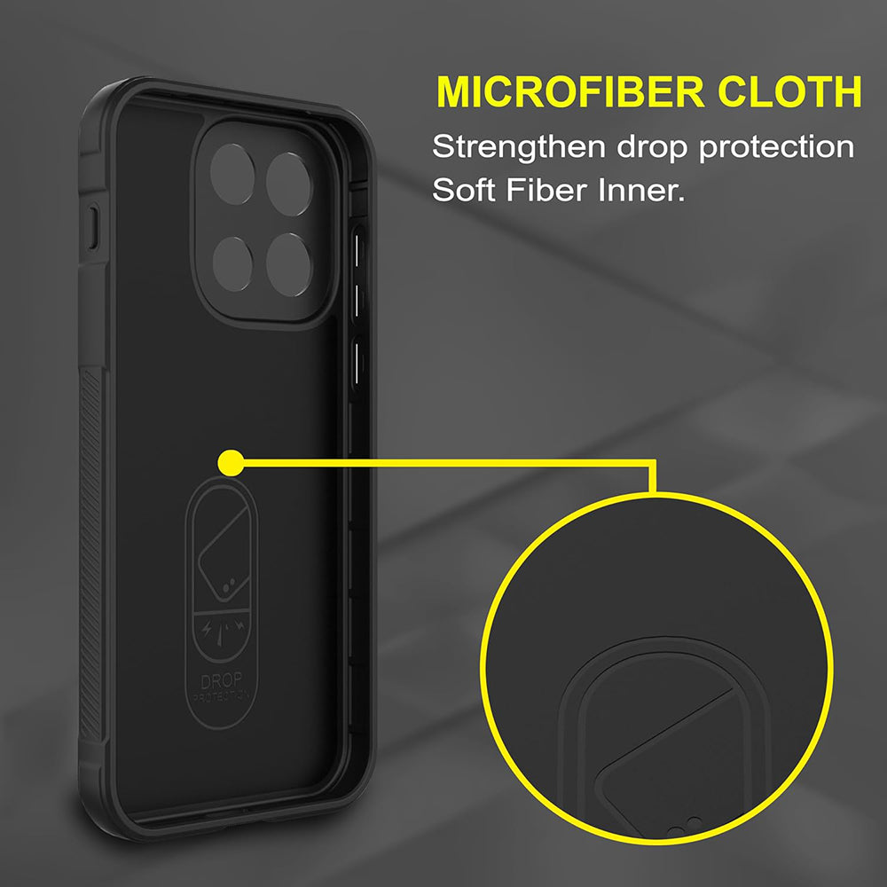 Etui na OnePlus Nord 6, Techsuit, Magic Shield, czarne