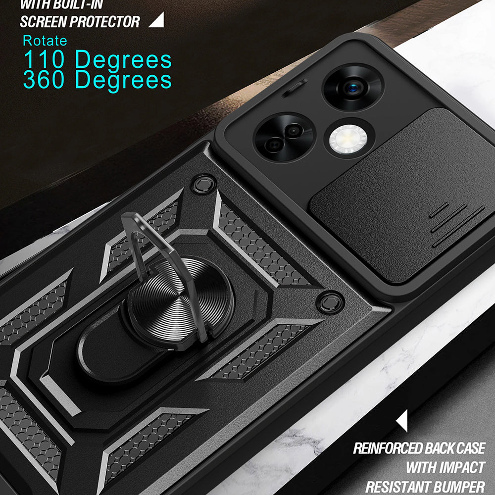 Etui na OnePlus Nord CE 3 Lite, Techsuit, CamShield, Czarna