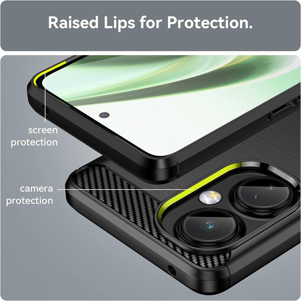 Etui na OnePlus Nord CE 3 Lite, Techsuit, Carbon, Czarny