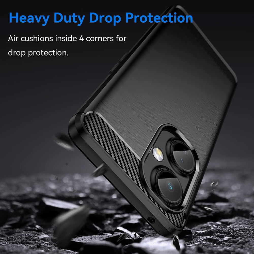 Etui na OnePlus Nord CE 3 Lite, Techsuit, Carbon, Czarny