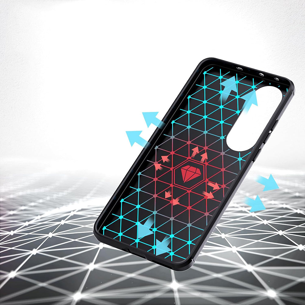 Etui na OnePlus Nord CE4 Lite, Techsuit, Carbon, Niebieskie
